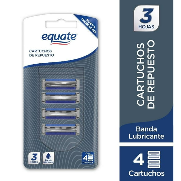 Cartuchos de repuesto Equate 4 pzas