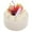 White, variant on Lifelike Birthday Cake Model for Display, Classic White with Cherry and Strawberry Design, Photography Prop for Dessert Tables, Realistic Artificial Cake for Decor