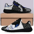 thumbnail image 3 of Faith Over Fear Thin Blue Line Shoes Sneakers for Women Men Black Size 10, 3 of 7