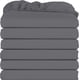 thumbnail image 1 of Sábanas ajustables Utopia Bedding Queen, paquete de 6 unidades, microfibra suave, color gris, 1 of 6