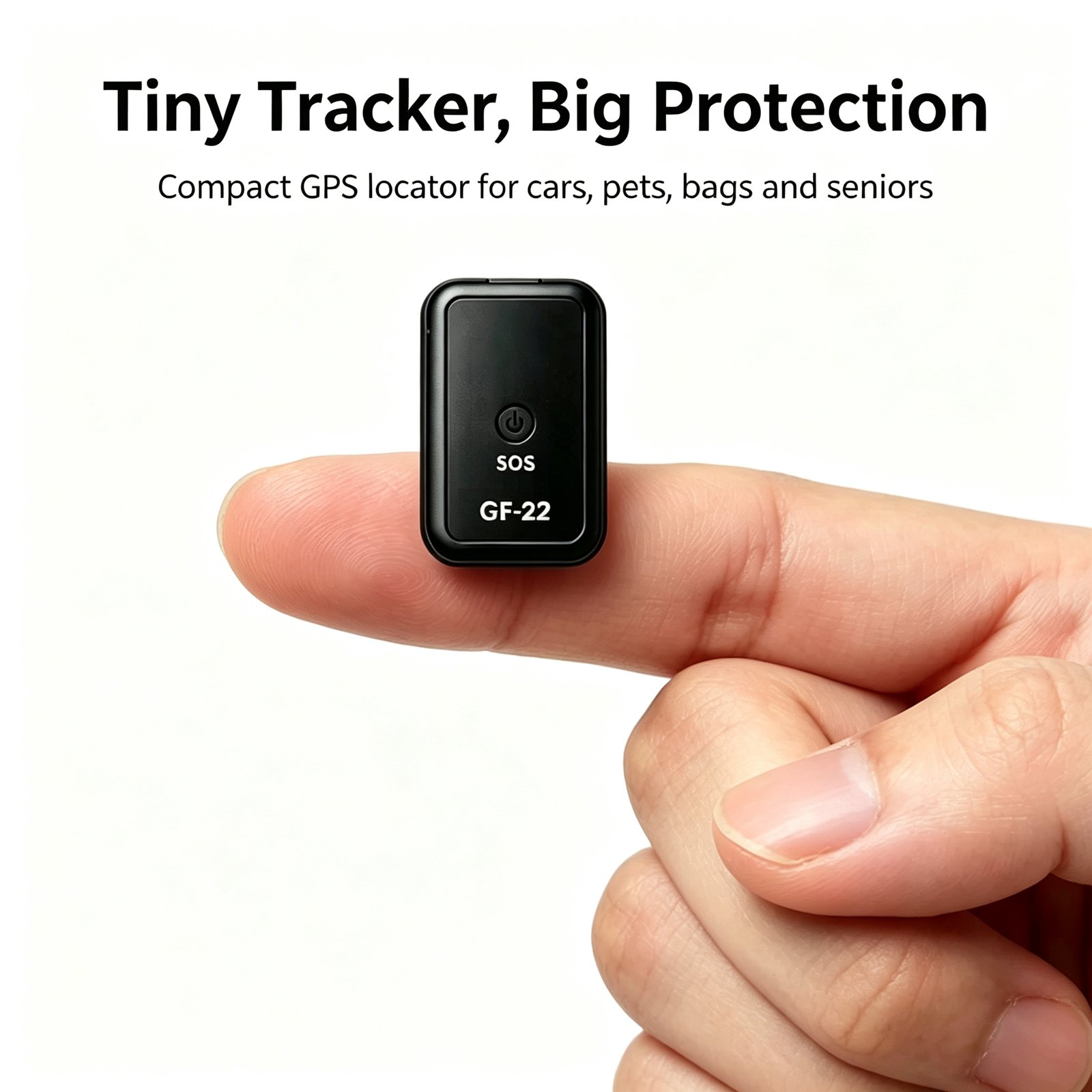 Ultra Tiny Portable GPS Tracking Device Real Time Position Monitor Smart Anti-Lost Locator with App Alert for Child Elderly Pet Vehicle Baggage Logistics Cargo