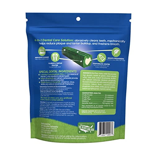 Ark Naturals Brushless Toothpaste Dog Dental Chews for Large Breeds Freshens Breath Helps Reduce Plaque Tartar 18oz 1 Pack Walmart