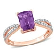 thumbnail image 2 of Everly Women's Amethyst 14k Rose Gold Ring, 2 of 2