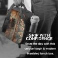 thumbnail image 5 of School Lunch Box for Boys Girls, Vintage Poker Chips Reusable Insulated Lunch Bag with Adjustable Shoulder Strap for Office Work School Hiking Picnic 10.5x8x4.5 in, 5 of 8