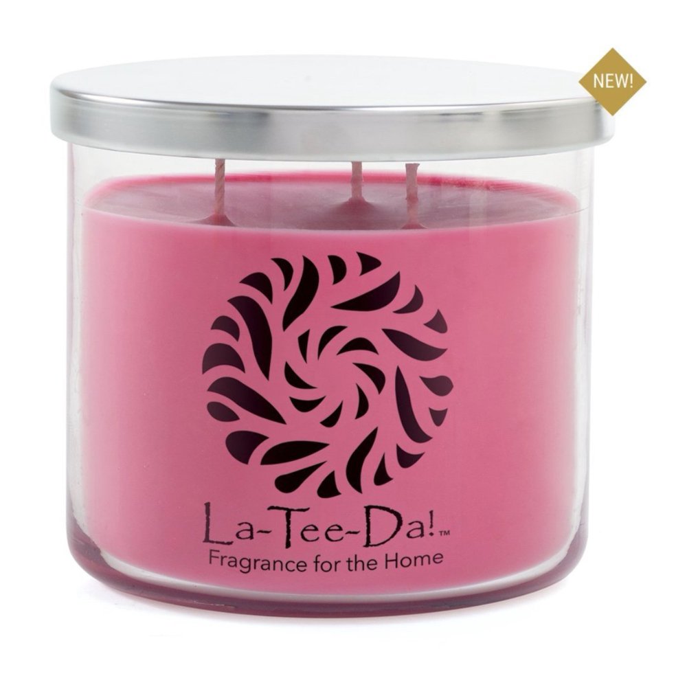 LaTeeDa! 3 Wick Candle Perfectly Pomegranate 10 Fl OZ Walmart