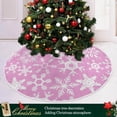 thumbnail image 6 of GZHJMY Christmas Christmas Tree Skirt Home Decoration Large Round Christmas Tree Skirt for Holiday Party Home Christmas Day Ornaments, 35.4", 6 of 6