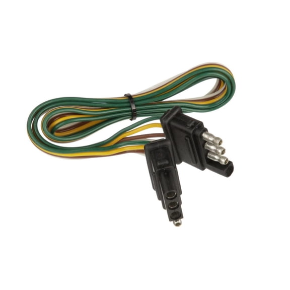 Pollak 4WF-436V 4-Way Flat Vehicle & Trailer End Connector Extension - 36"