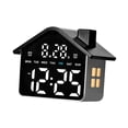 thumbnail image 2 of Reloj despertador digital, reloj de mesa moderno para habitación infantil, dormitorio u oficina. luz blanca, 2 of 8