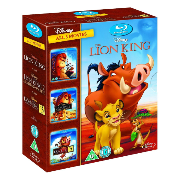 La Trilogie du Roi Lion de Disney [Coffret Blu-Ray] 