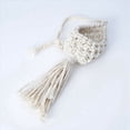 thumbnail image 2 of 10X Colgador de Planta de Aire Boho Macrame Soporte de Cuerda para Cesta Colgante Tillandsia DecoracióN del Hogar de Flores (13 CM), 2 of 5