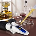 thumbnail image 6 of Refractometer Alcohol Alcoholometer meter 0~80%V/V ATC Handheld Tool Hydrometer concentration spirits tester Refractometer ,Efficient Sustainable, 6 of 7