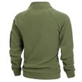 thumbnail image 3 of Mens Sweatshirts No Hood Sevevn Mens Fleece Half Zip Patchwork Pullover Long Sleeve Stand Collar Sweatshirt, 3 of 8