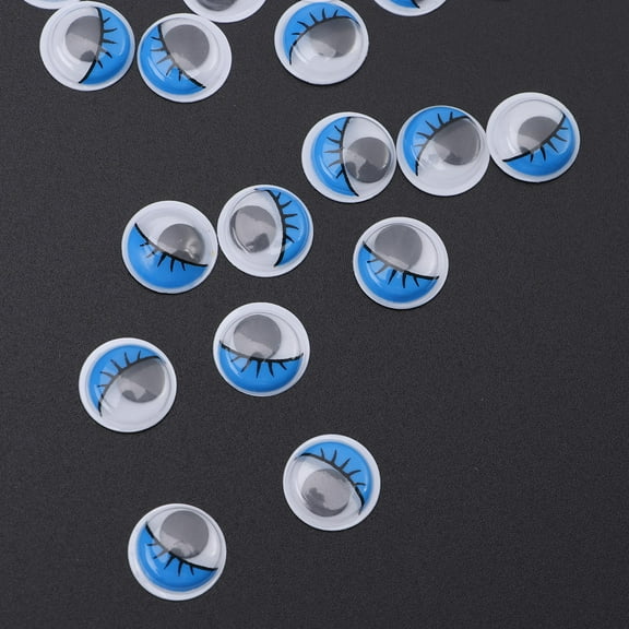 GAXIRE 100Pcs Plastic Toy Eyeballs for Crafts, Decorations, Doll Making, , and Art Projects