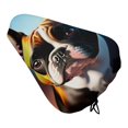thumbnail image 1 of Bulldog Francés Funda de Asiento de Bicicleta Impermeable, Cojín Elástico Suave, Protector contra Lluvia, Polvo y UV, 1 of 6