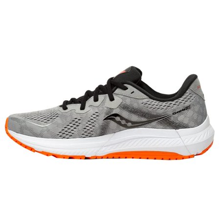 Saucony Men's Omni 20 Running Shoe, Alloy/FIRE, 11.5