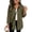 Army Green #016, variant on Waffle Knit Shacket for Women 2026 Long Sleeve Button Down Shirts Collared Business Casual Fall Tops with Chest Pocket