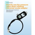 thumbnail image 3 of SMACO Scuba Adapter Support 3000Psi Pressure 8mm Scuba Tank Refill Adapter Scuba Tank Fill Station Support to Introduce Air Directly from Larger Air Cylinder, 3 of 8