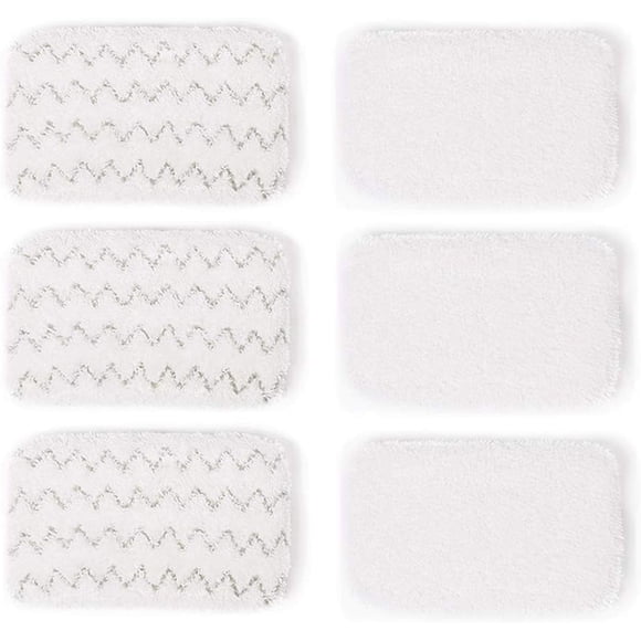 Almohadillas de Trapeador de Vapor para Bissell 1252 1606670 1543 1652 1132M 1530 11326 Symphony y Serie de Aspiradoras de Vapor de Reemplazo Paquete de 6