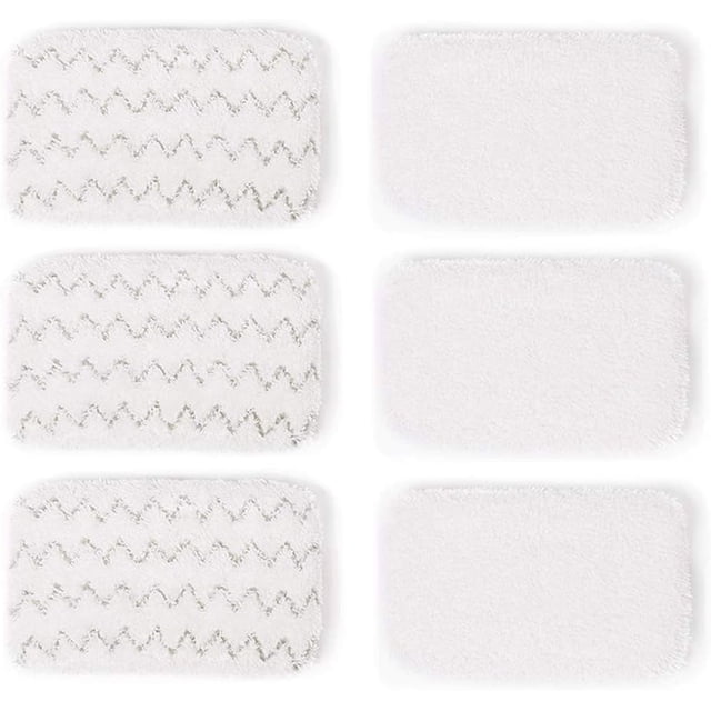 Almohadillas de Trapeador de Vapor para Bissell 1252 1606670 1543 1652 1132M 1530 11326 Symphony y Serie de Aspiradoras de Vapor de Reemplazo Paquete de 6