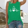 thumbnail image 2 of Fshinging Tank Tops For Women Butterfly Print Casual Sleeveless T Shirts Summer Vest Lady Clothes, 2 of 6