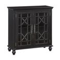 thumbnail image 4 of Topline Home Furnishings Commode Antique Noire Traditionnelle, 4 of 4