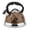 Brown, variant on Whistling Brown Tea Kettle 3 Liter Stainless Steel - Induction Compatible Teapot with Ergonomic Handle, 12-Cup Capacity for All Stovetops