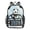 Panda Playtime, variant on Iauyy Clear Backpack Heavy Duty PVC Transparent Backpack for College Workplace, Retro Astro Space