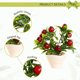 thumbnail image 5 of Bonsái de frutas, flores falsas, decoraciones artificiales creativas para el hogar, plantas verdes de simulación, 5 of 6