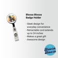 thumbnail image 2 of Bouviers Des Flandres Dog Watercolor Style Retractable Reel ID Badge Key Card Name Tag Holder with Clip, 2 of 7