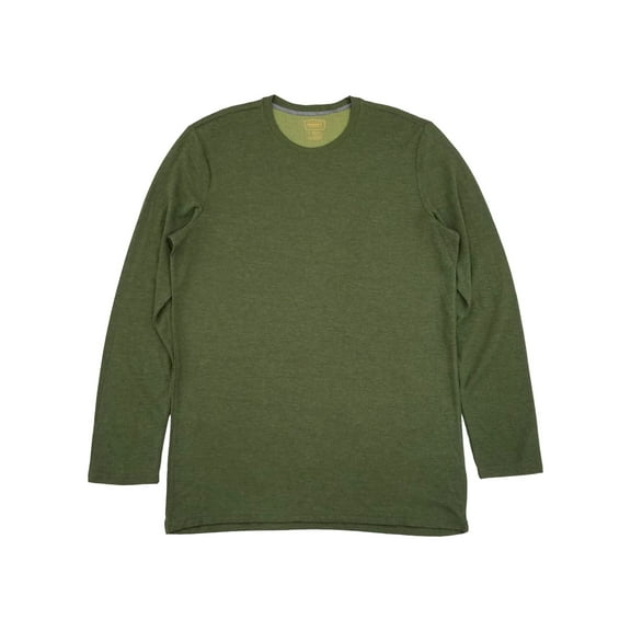 The Foundry Mens Big & Tall Green Long Sleeve Crewneck T-Shirt 2XL
