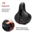 thumbnail image 2 of EIMELI Mountain Bike Dual Shock Absorption Seat Waterproof Replacement Cushion Soft Bicycle Saddle Pad With Memory Foam In Sport Outside, 2 of 7