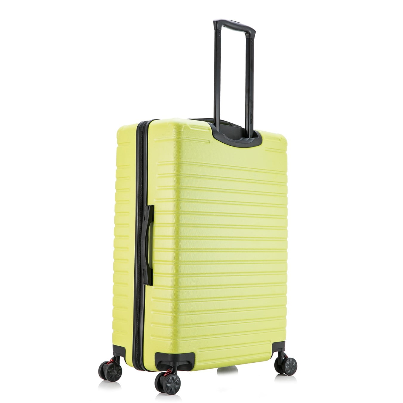 InUSA Deep 28" Hardside Lightweight Luggage with Spinner Wheels, Handle, Studs, Trolley, Green