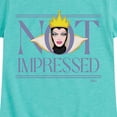 thumbnail image 3 of Disney Villains - Not Impressed - Toddler & Youth Girls Short Sleeve Graphic T-Shirt, 3 of 5