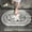 Gray449, variant on Iumwxz Gray Modern Bathroom Rug Non Slip Water Absorbent Mat 19x26 Inch Soft Microfiber Machine Washable for Bathroom Shower Room Home Decor