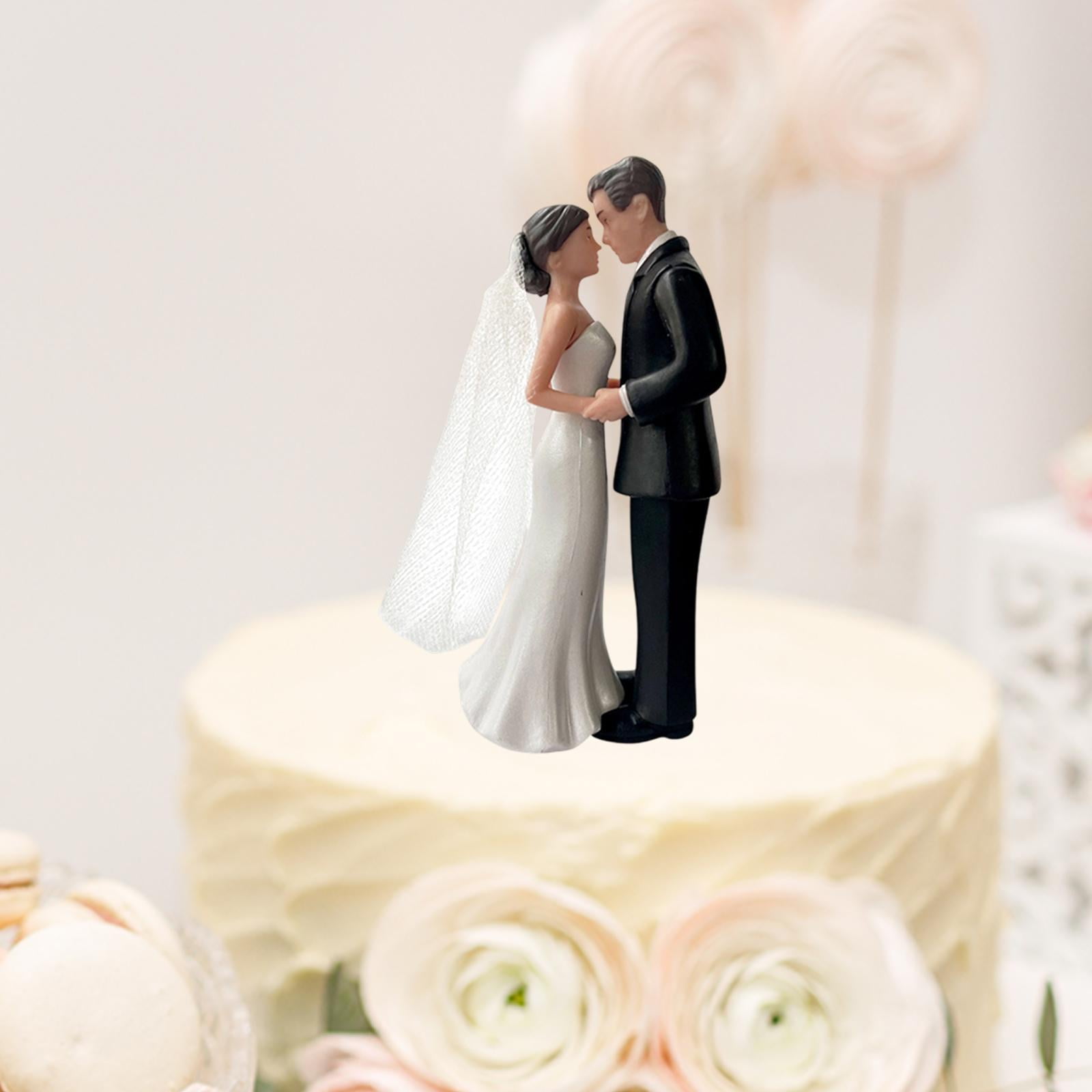 10-Pack Glitter Heart Cake Toppers - Paper Cake Picks For Wedding, Bridal Shower, Valentine's
