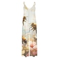 thumbnail image 4 of Awdenio Women's Jumpsuits, Rompers & Overalls, Women'S Independence Day Print Sleeveless Pocket Strap Casual Overalls Romper on Sale, 4 of 4