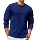 thumbnail image 1 of pstuiky manga larga de hombre, Suéter de color sólido para hombre, cuello redondo, manga larga, capa inferior para la cabeza Tops de hombre s, 1 of 5