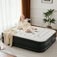 thumbnail image 2 of CONCETTA Twin Air Mattress, 18 Inches Adjustable with Built-in High Capacity Pump, 2 of 6