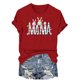thumbnail image 5 of Mujeres Manga Corta de Verano Tops Día de San Valentín Impreso Cuello Redondo, Camisa de Moda Casual Blusa, 5 of 6
