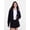 Black Soot, variant on Women's and Women's Plus Ribbed Ottoman Shrug Cardigan, Sizes XS-4X