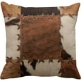 thumbnail image 2 of Throw Pillow Covers, Retro Brown Rustic Cowhide Print Home Decor Set of 4 Pillow Cases, 18 X 18 inches Sofa Cushion Couch Sofa Pillowcases Decorative, 2 of 6