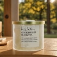 thumbnail image 3 of Nicole Miller 14.5 oz Soy Wax Blend 3 Wick Candle - Ginger Honey Black Tea, 3 of 4