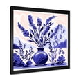 thumbnail image 2 of Designart "Blooms of Boho Pottery in Purple IV" Geometric Framed Wall Art Decor - Bohemian Purple Boho Pottery Hallway Framed Wall Art Decor, 2 of 6