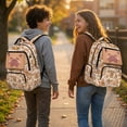 thumbnail image 2 of Yspwyqan Teen Boys Backpack, 17 Inch Lightweight Laptop Backpack, Multi-Pocket Fits 15.6 Laptop, Orange Capybara Casual Daypack for High School Back to School Gifts for Teens, 2 of 7