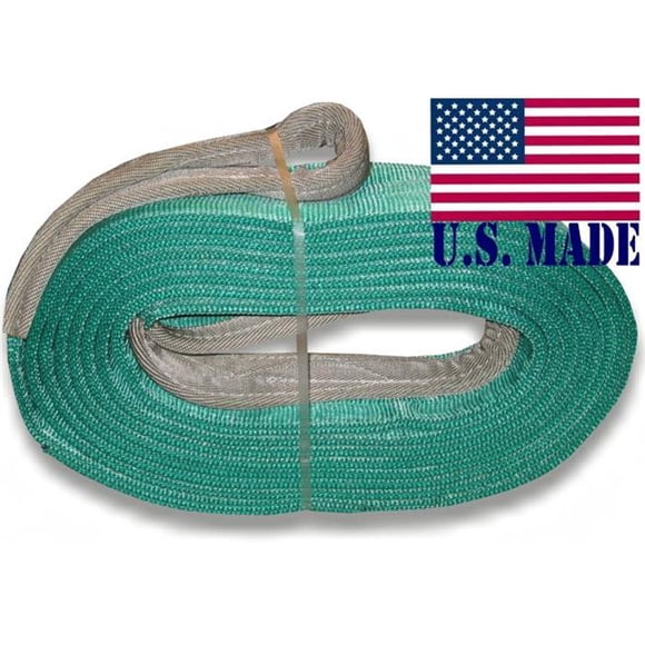 U.S. made MEGA RECOVERY STRAP 3 inch X 30 ft TWO-PLY (OFF-ROAD RECOVERY)