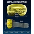 thumbnail image 6 of KALIYADI Ski Goggles for Men Women Youth, OTG Snow Goggles with Anti Fog and UV Protection Over Glasses Vlt 10%(Night Vision), 6 of 9