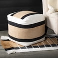 thumbnail image 4 of 2x4.5 ft. Neutral Fringed Accent Rug, Brown, 4 of 5