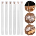 thumbnail image 4 of Dserhfy 6Pcs Incense Stick Tube Clear Acrylic Detachable Airtight Lid Incense Holder Desktop Incense Burner Yoga Meditation Incense Storage Box Container, 4 of 8