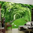 thumbnail image 1 of Papier Peint 3D Pelouse de Forêt Verte SKU# WAL0318, 1 of 1