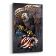 thumbnail image 2 of Epic Art 'Eagle Holding Flag' by Flyland Designs, Acrylic Glass Wall Art, 12"x16", 2 of 8